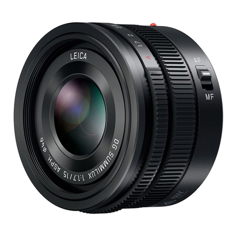 Panasonic Lumix H-X015 User manual Panasonic Lumix H-X015 User manual