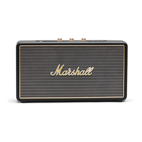 Marshall Amplification Stockwell User manual Marshall Amplification Stockwell User manual