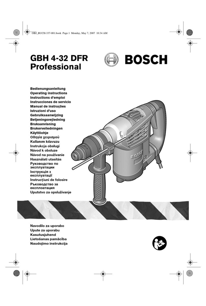 Bosch GBH 4-32 DFR Professional operating instructions