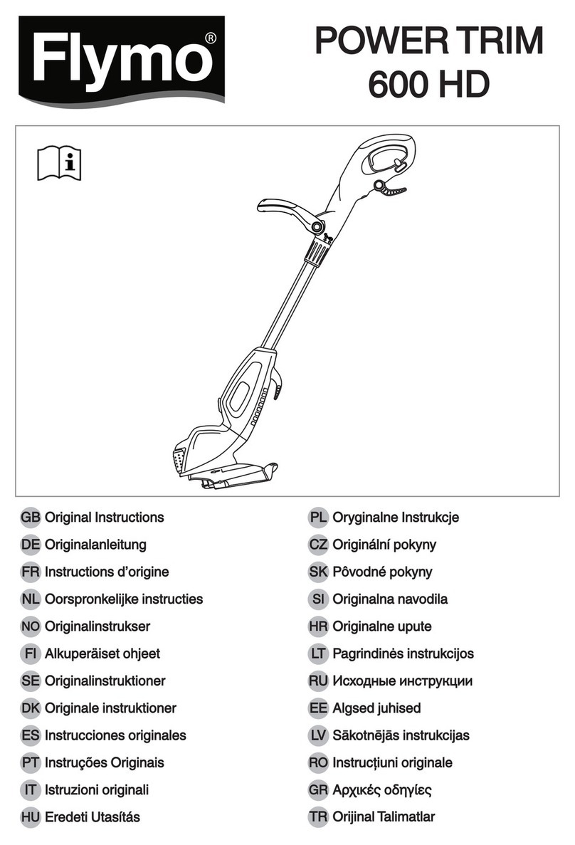 Flymo POWER TRIM 600 HD User manual