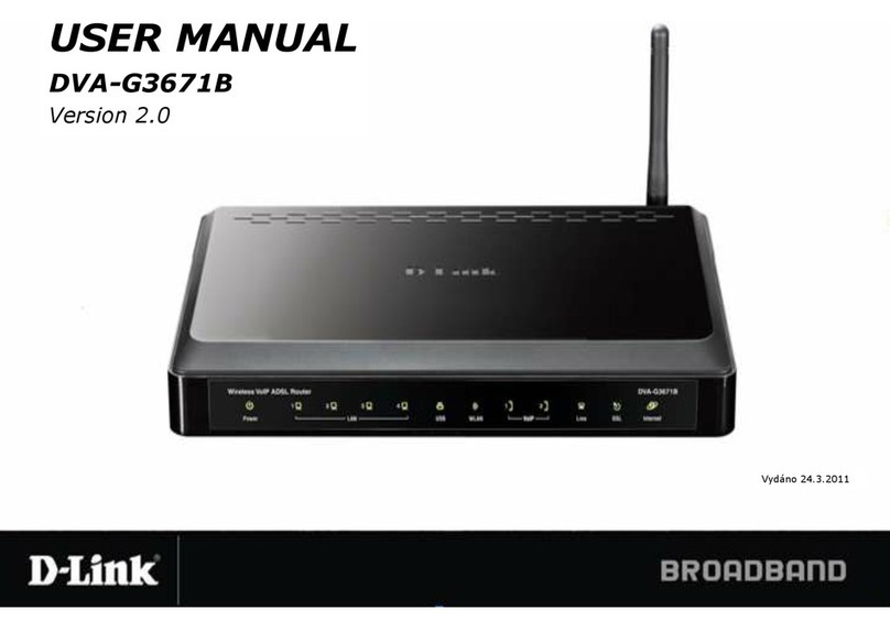 D-Link DVA-G3671B User manual