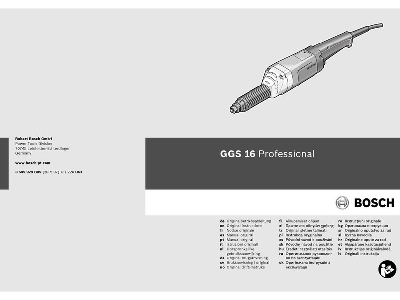 Bosch GGS 16 Professional User manual