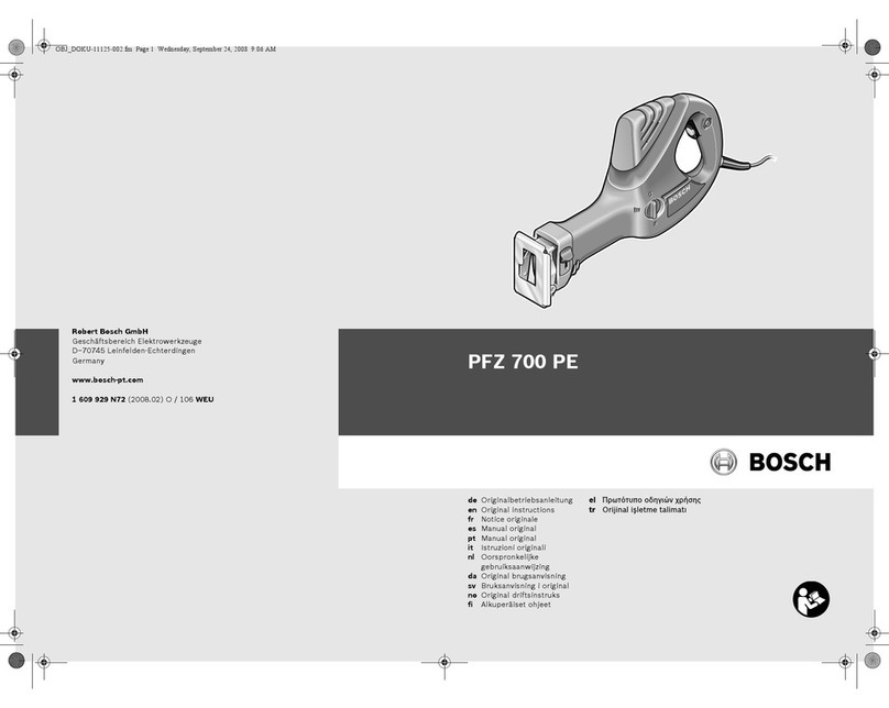 Bosch PFZ 700 PE Original instructions
