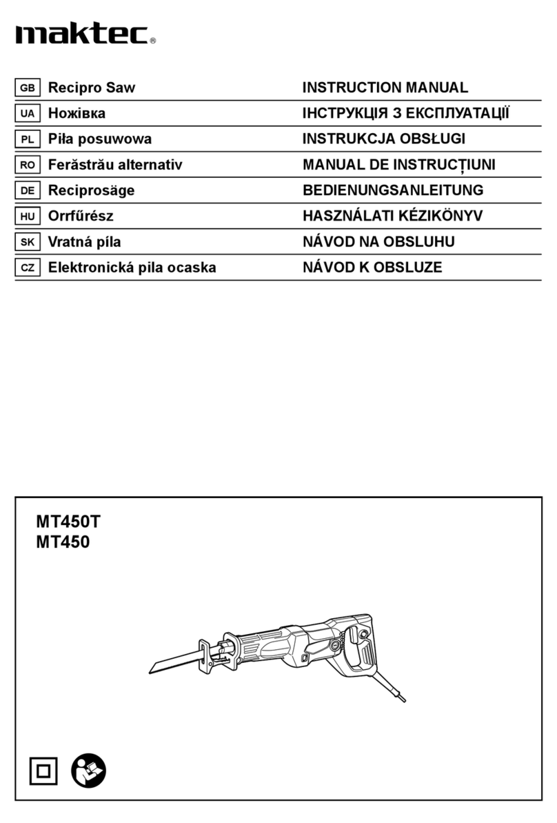 Maktec MT450T User manual