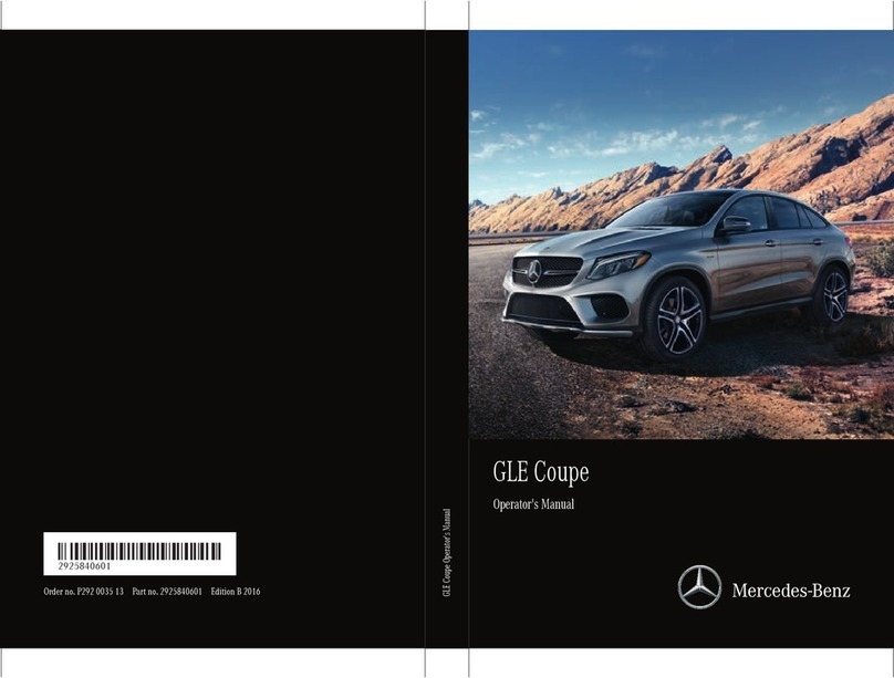 Mercedes-Benz GLE Coupe Operator's manual