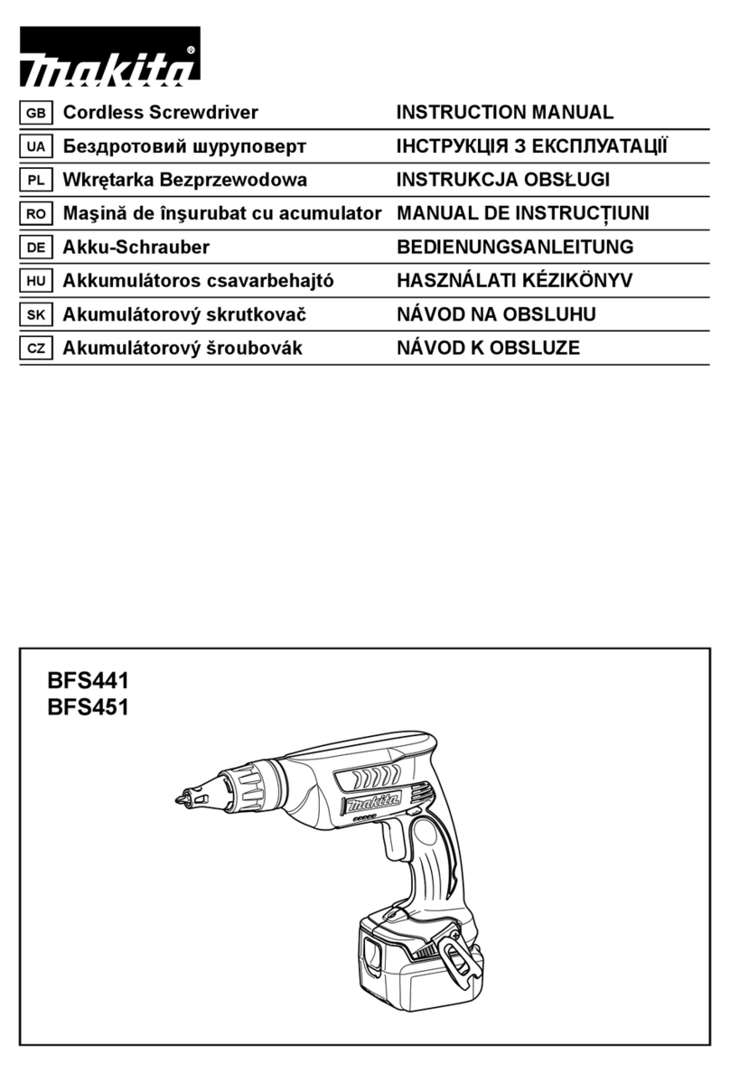 Makita BFS441 User manual
