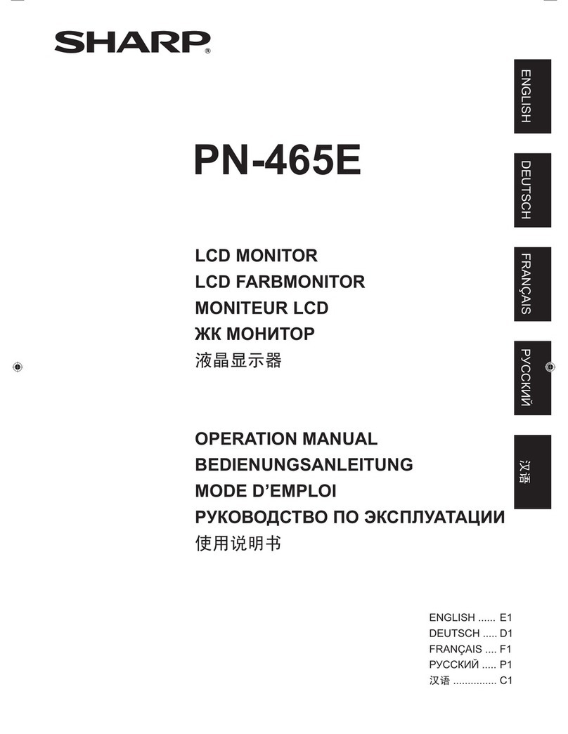 Sharp PN-465E User manual Sharp PN-465E User manual