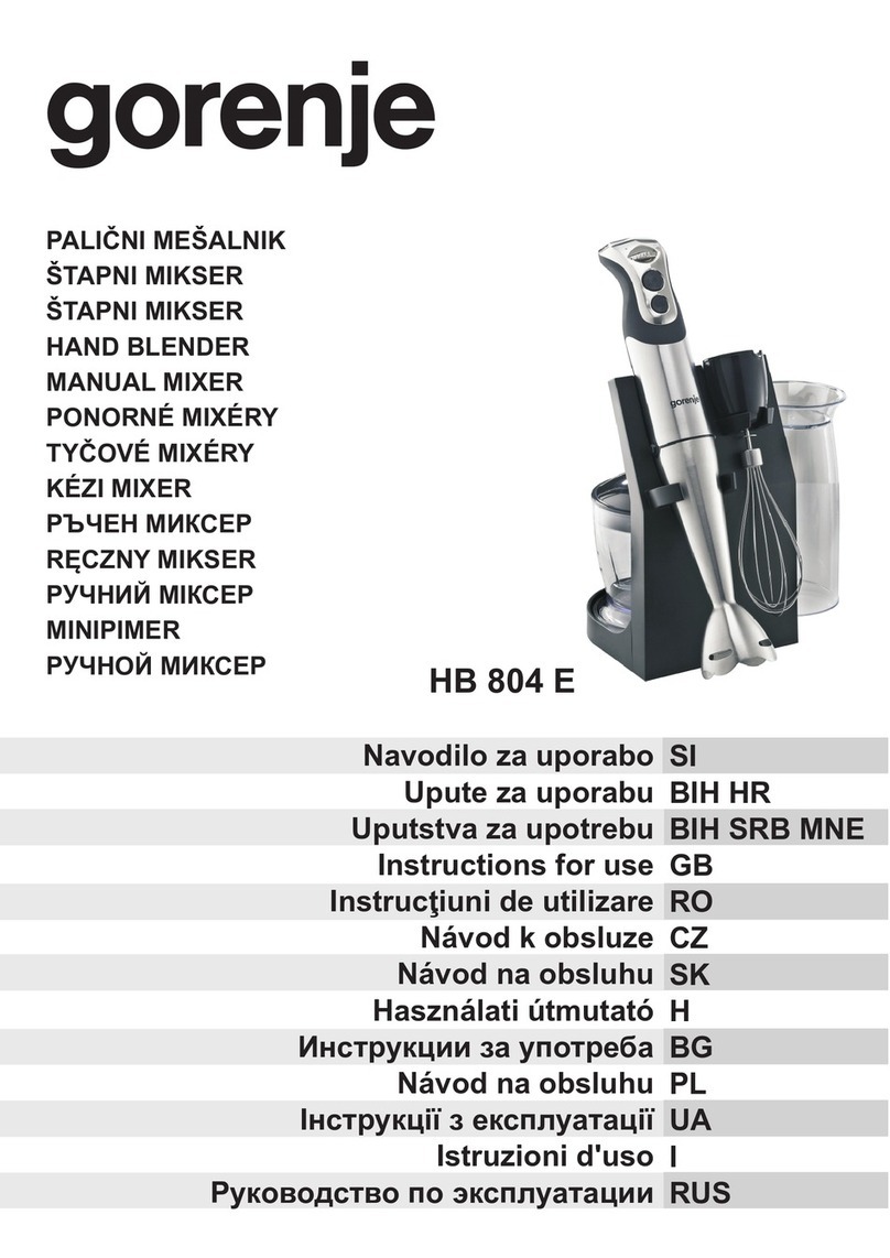 Gorenje HB 804 E Instructions for use