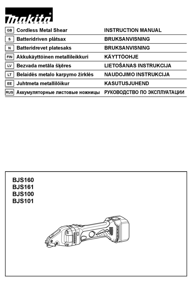 Makita BJS160 User manual