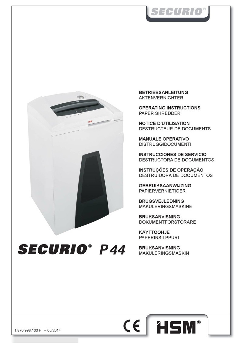 HSM securio P44 User manual
