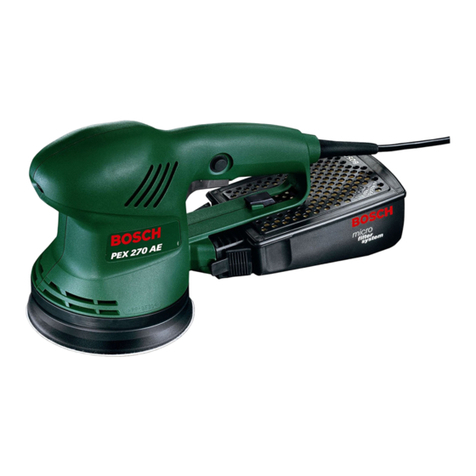 Bosch PEX 250 AE User manual Bosch PEX 250 AE User manual
