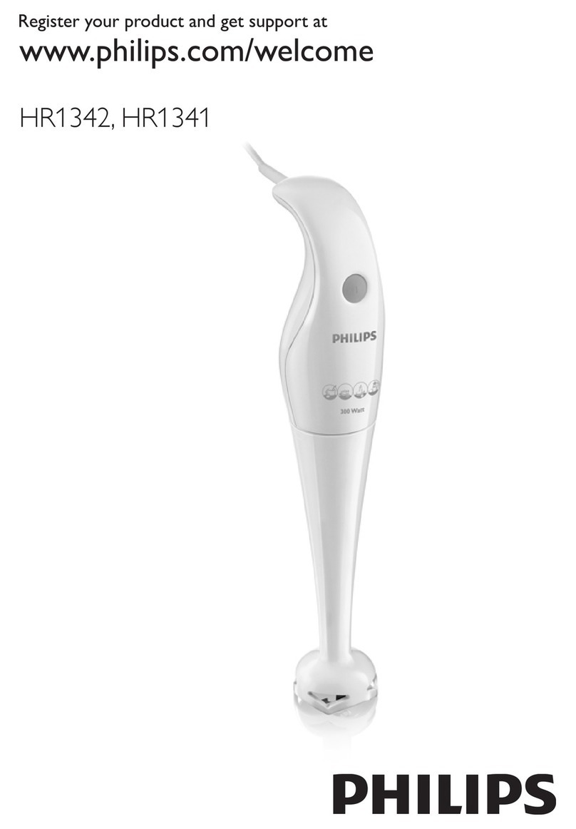 Philips HR1342 user manual
