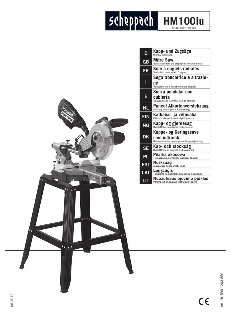 Scheppach HM100lu User manual