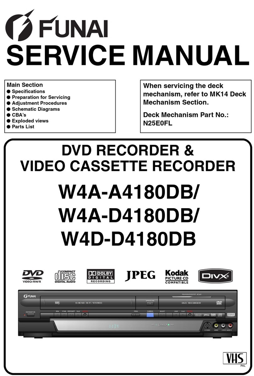 FUNAI W4A-A4180DB Service manual