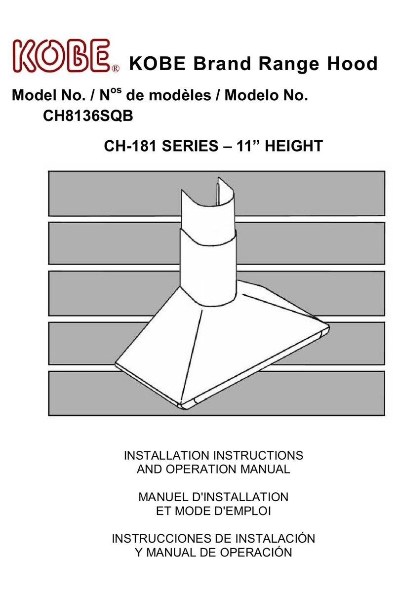 KOBE CH8136SQB Troubleshooting guide KOBE CH8136SQB Troubleshooting guide