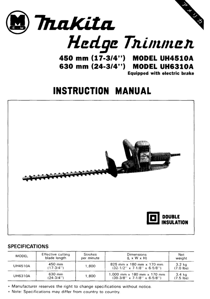 Makita UH4510A instruction manual