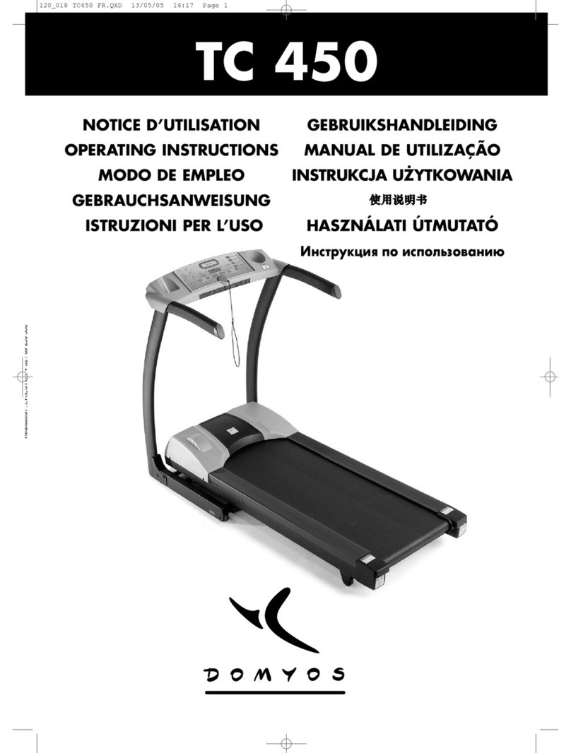 Domyos TC 450 User manual