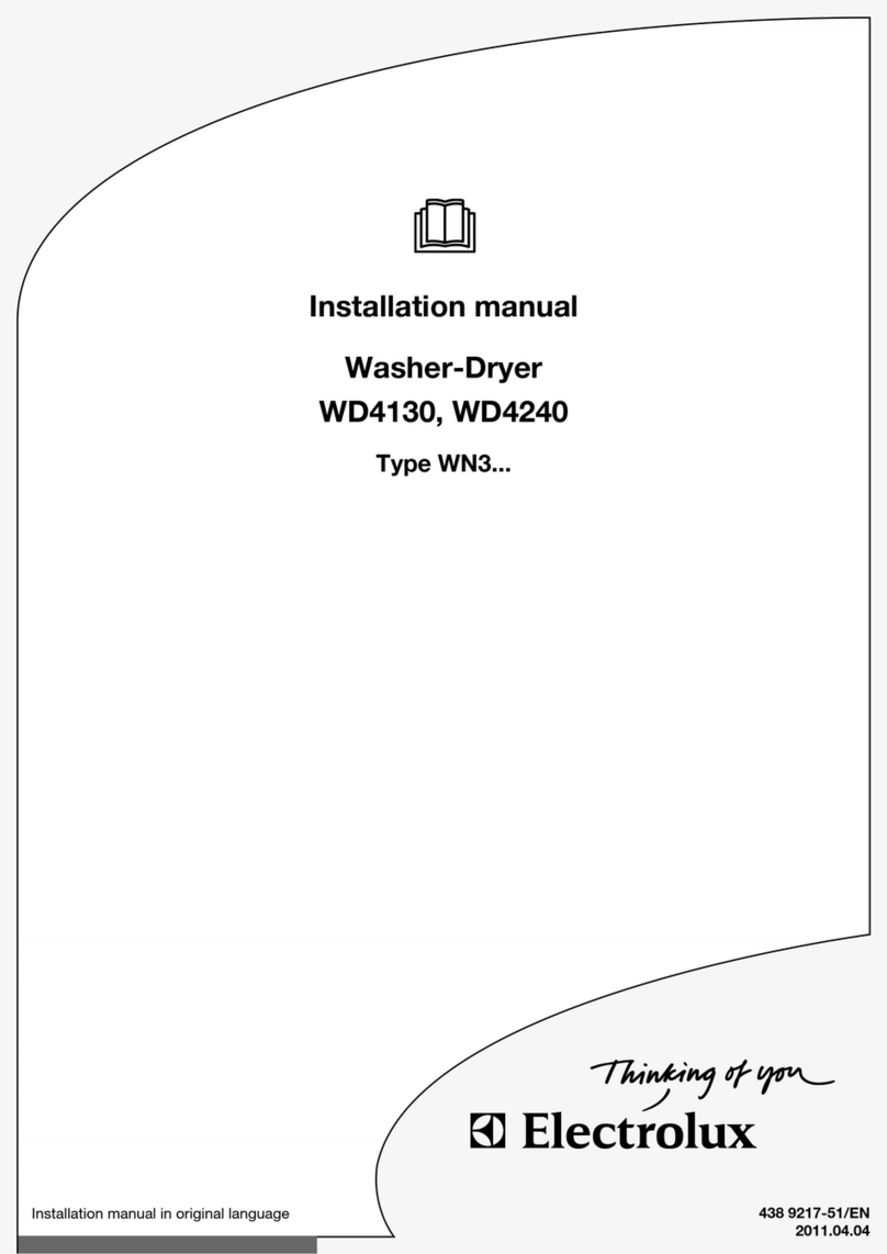 Electrolux WD4130 User manual