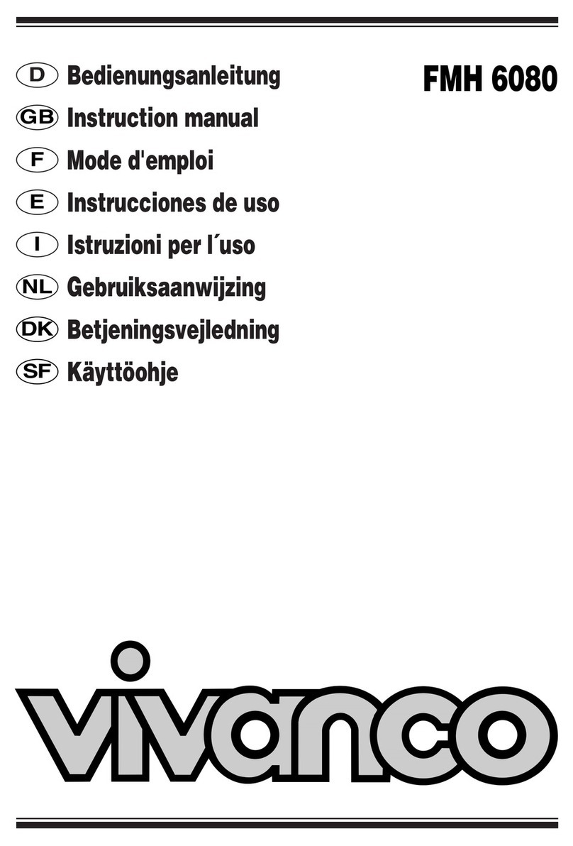 Vivanco FMH 6080 instruction manual
