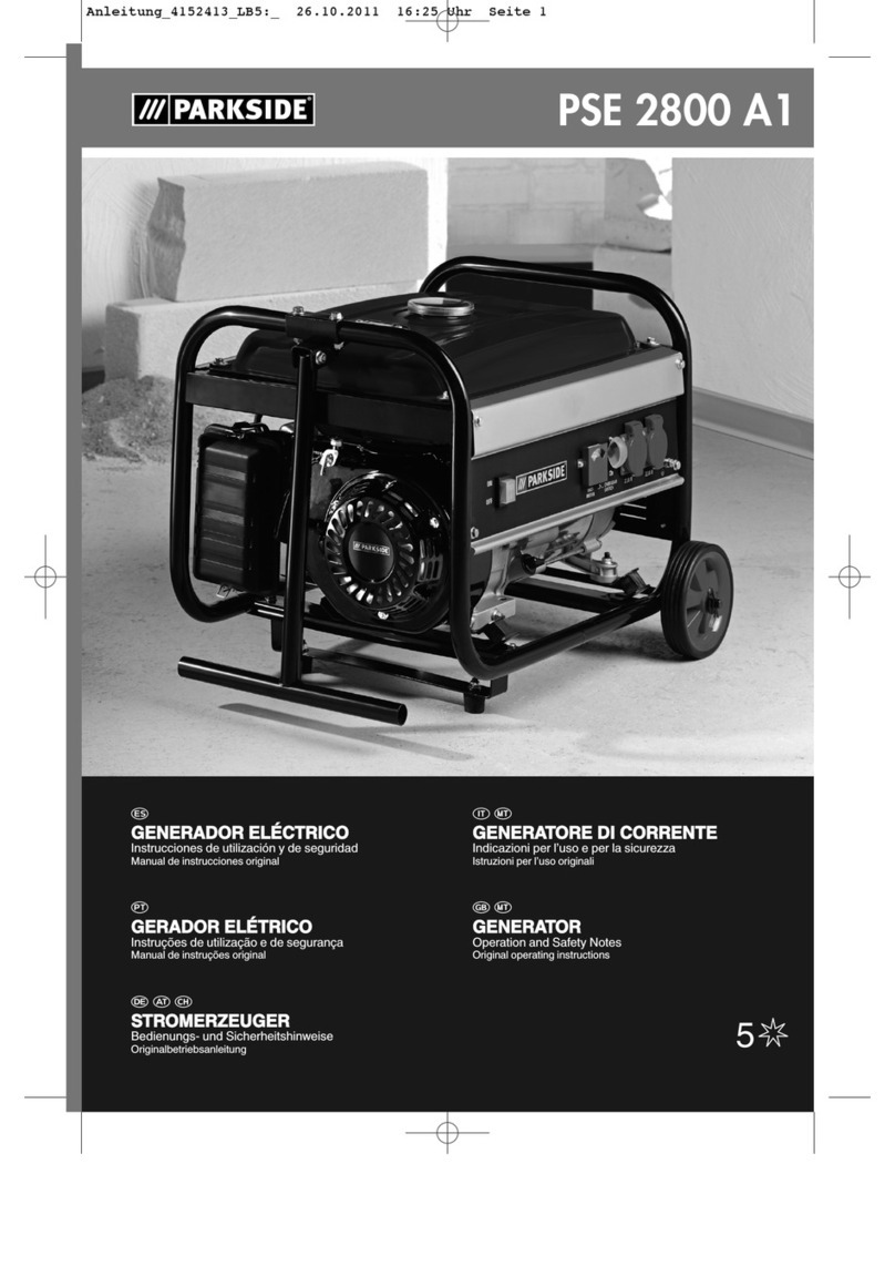 Parkside PSE 2800 A1 Operation and safety notes