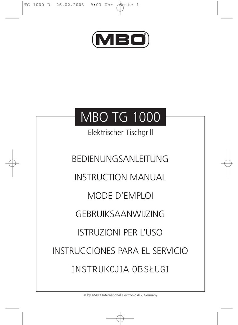 MBO TG 1000 instruction manual