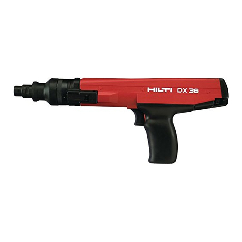Hilti DX 36 User manual