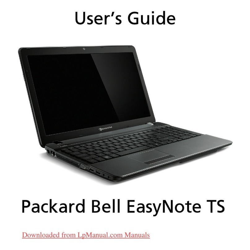 Packard Bell EasyNote TS User manual