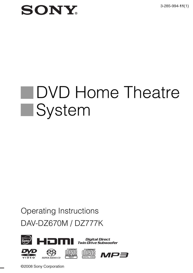 Sony DAV-DZ670M operating instructions