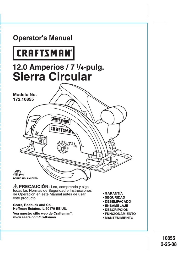 Craftsman 172.10855 User manual
