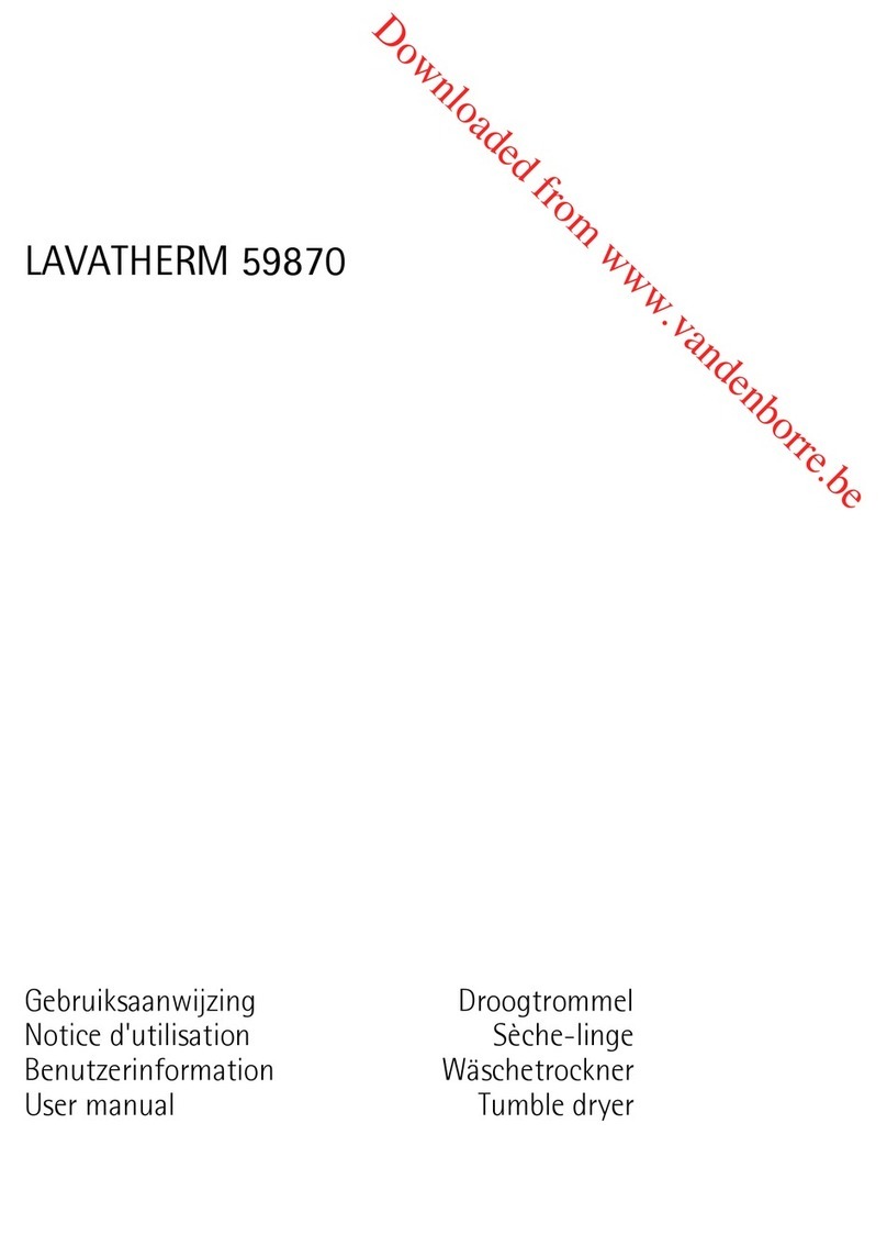 AEG LAVATHERM 59870 User manual AEG LAVATHERM 59870 User manual