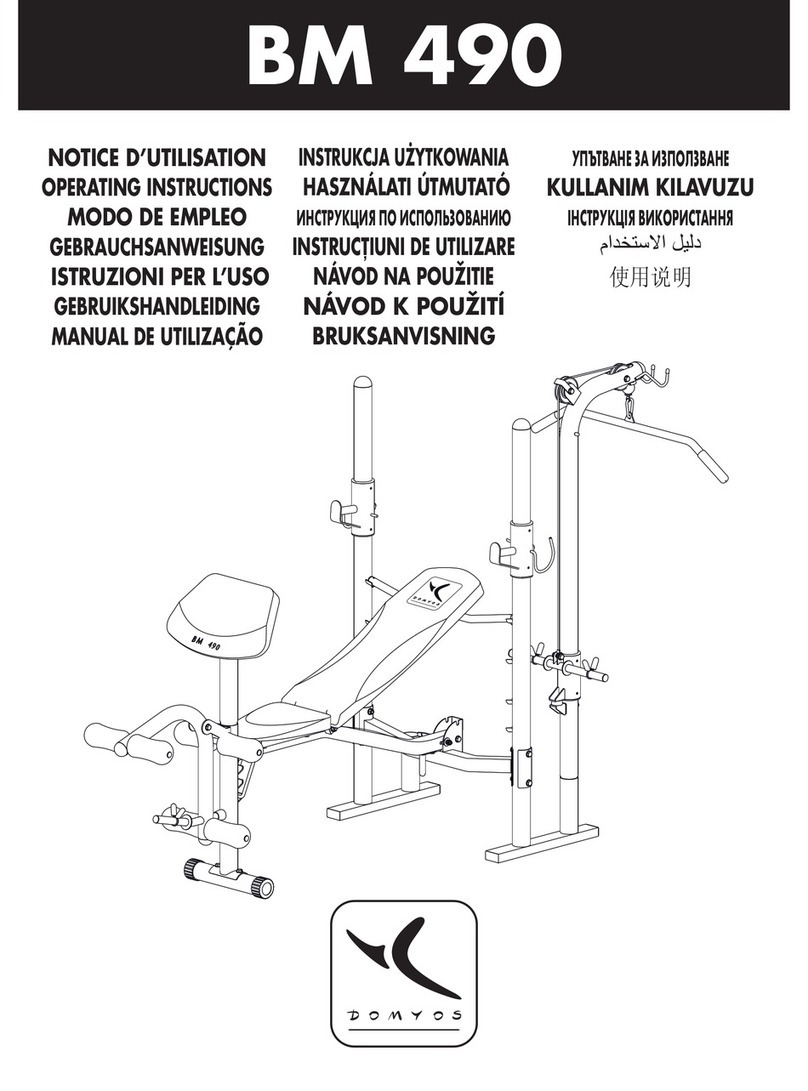 Domyos BM 490 operating instructions