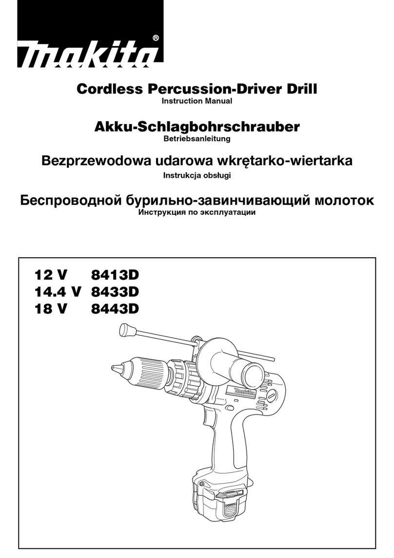 Makita 12 V 8413D User manual