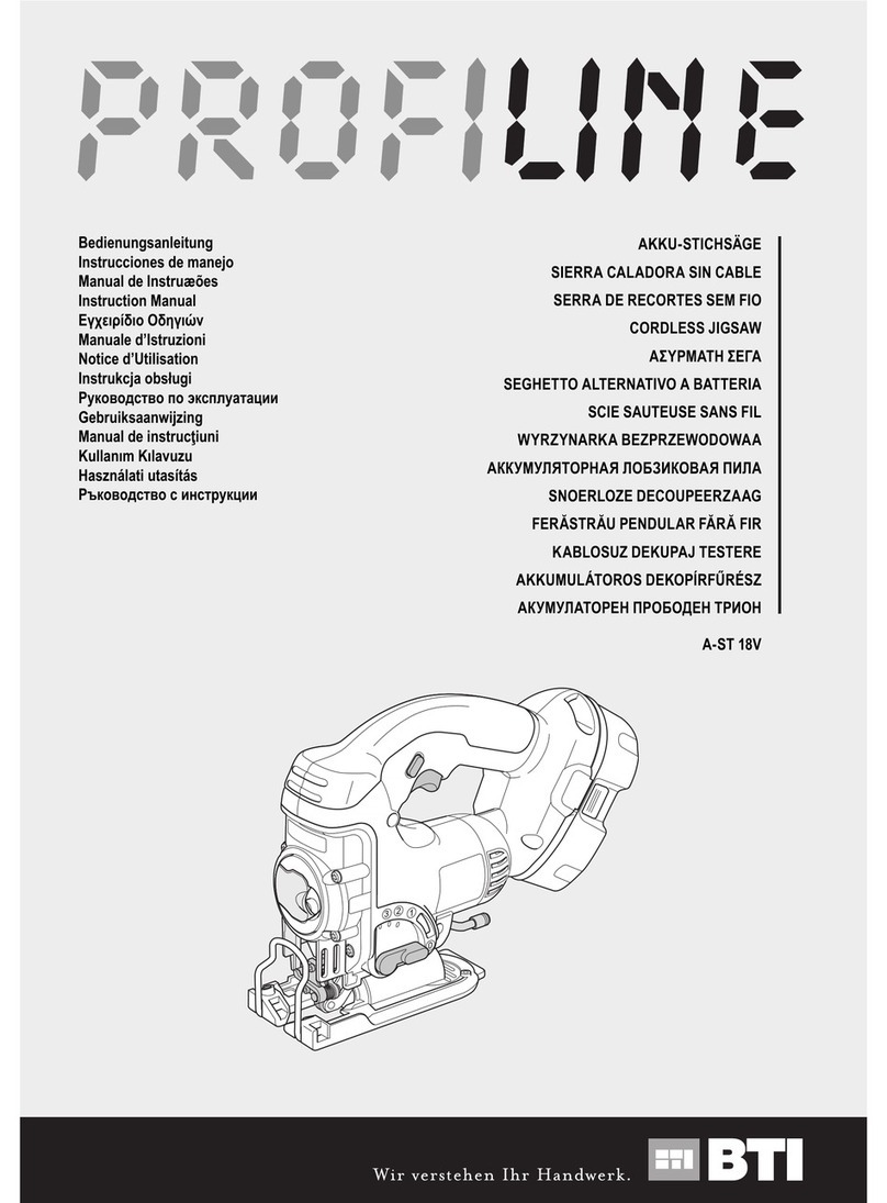 profiline A-ST 18V instruction manual