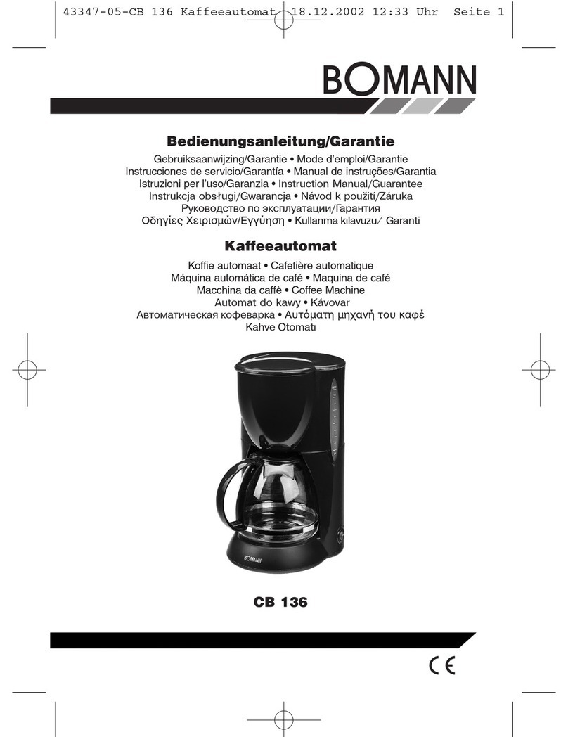 BOMANN CB 136 User manual