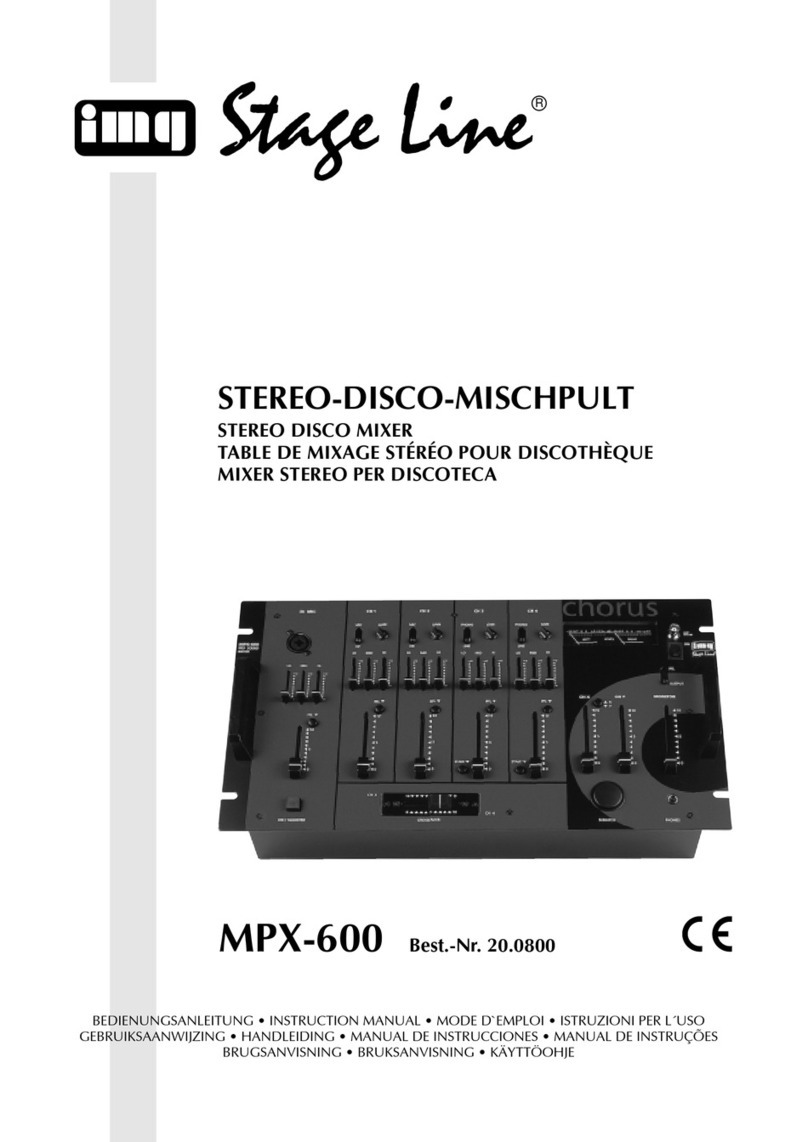 IMG STAGE LINE MPX-600INSTRU instruction manual