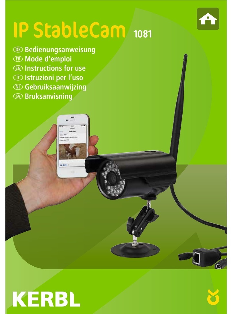 Kerbl IP STABLECAM 1081 Instructions for use