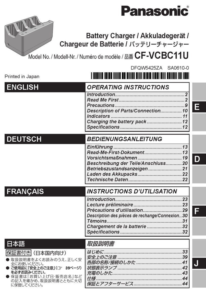 Panasonic CF-VCBC11U operating instructions