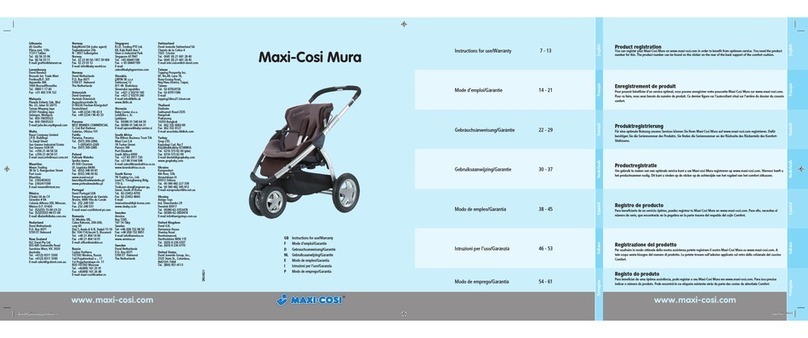 MaxiCosi MURA Troubleshooting guide
