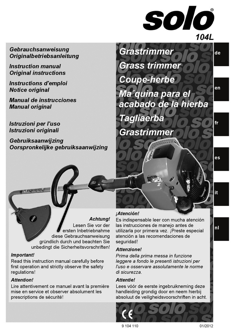 Solo 104L instruction manual