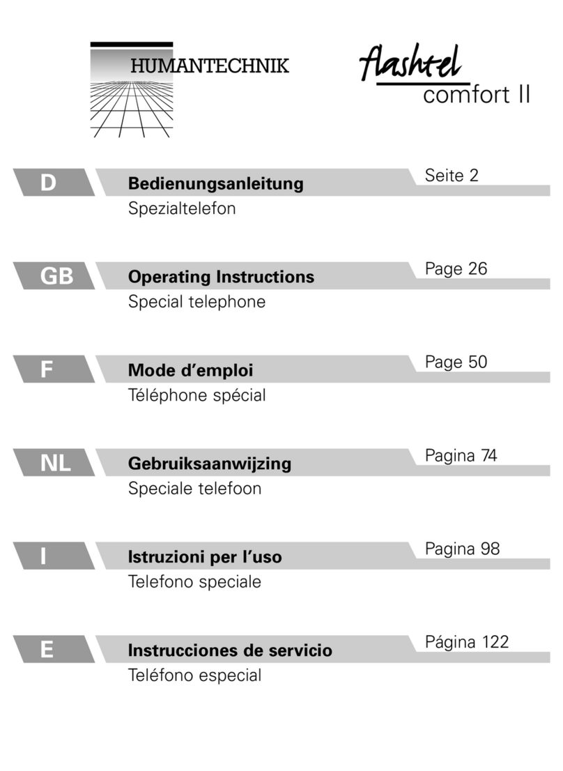 HumanTechnik FLASHTEL COMFORT II User manual