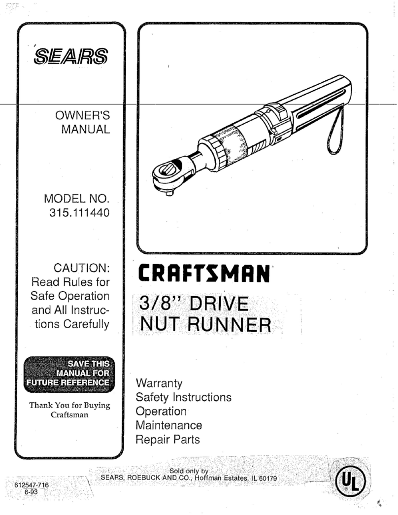 Sears 315.111440 owner's manual