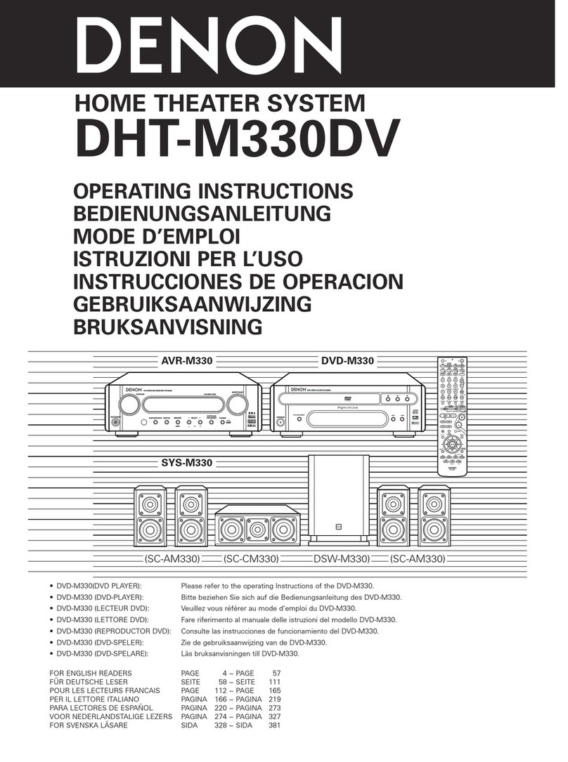 Denon DHT-M330DV User manual
