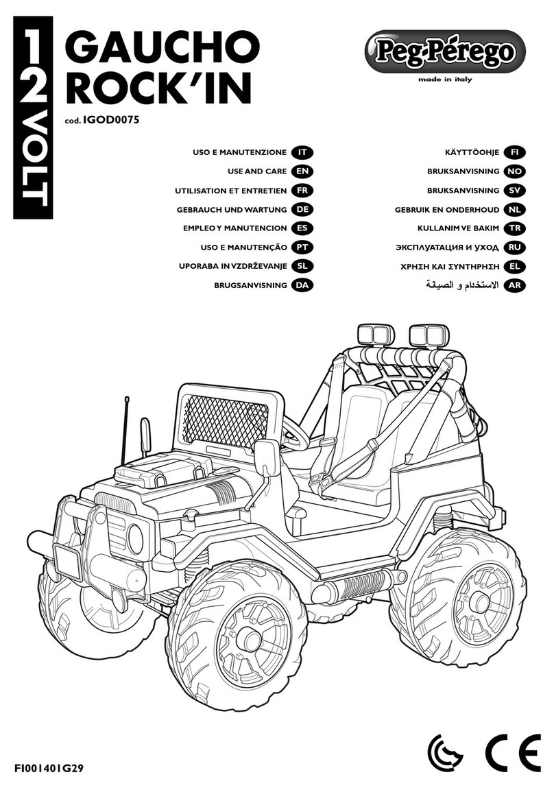 Peg-Perego GAUCHO ROCK'IN IGOD0075 Installation instructions