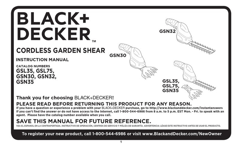 Black & Decker GSL35 User manual