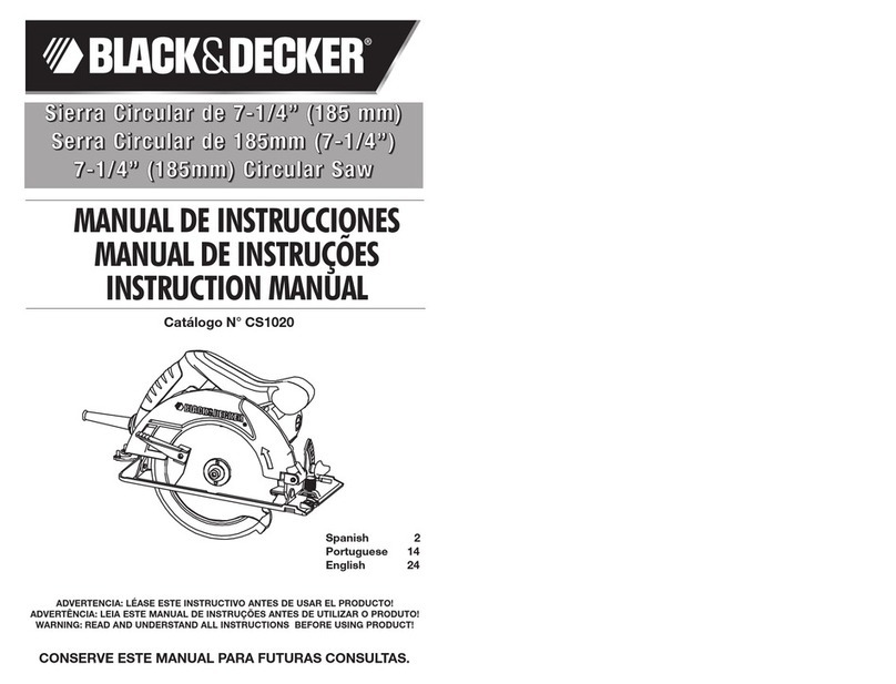 Black & Decker CS1020 User manual
