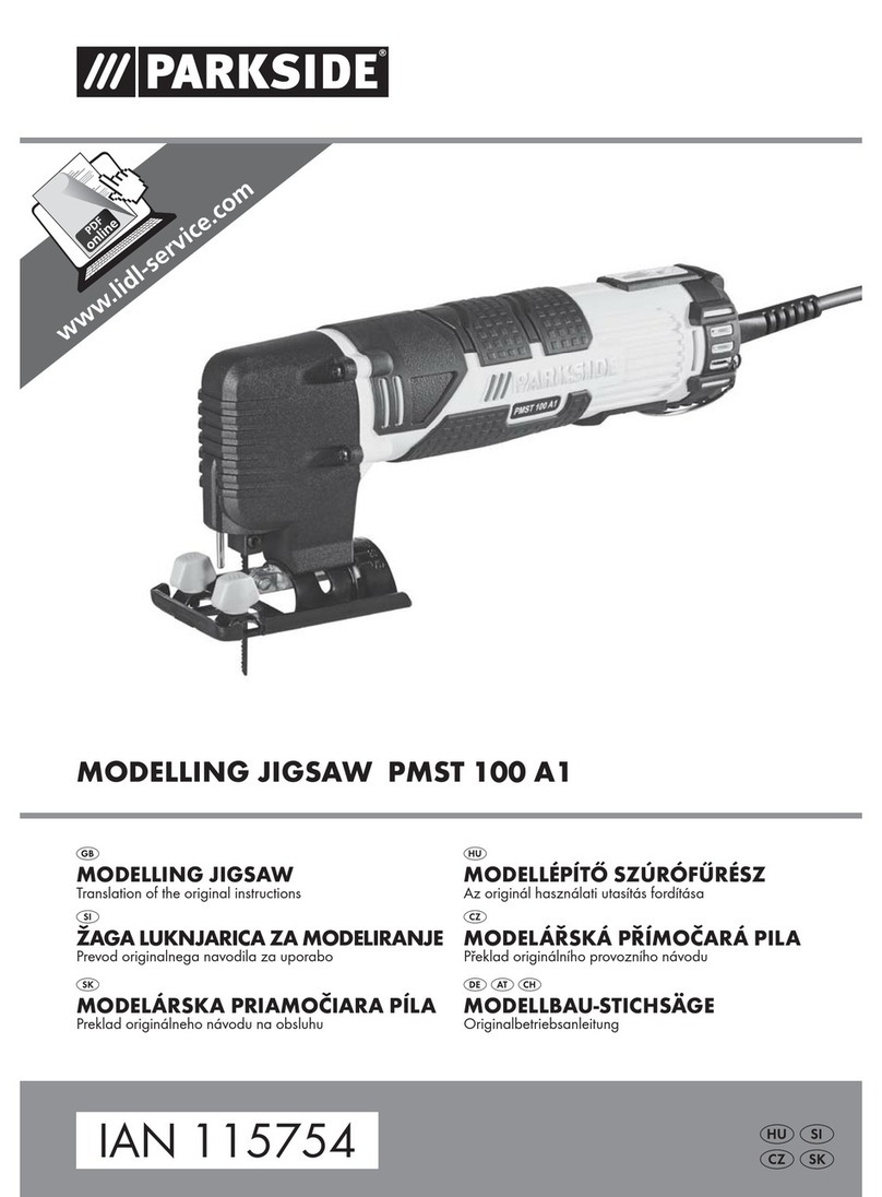 Parkside PMST 100 A1 Original instructions