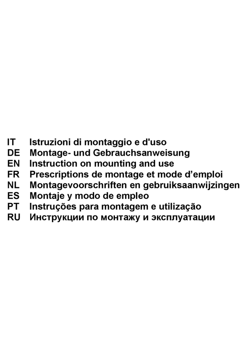 Fagor LI3IQA Instruction on mounting and use