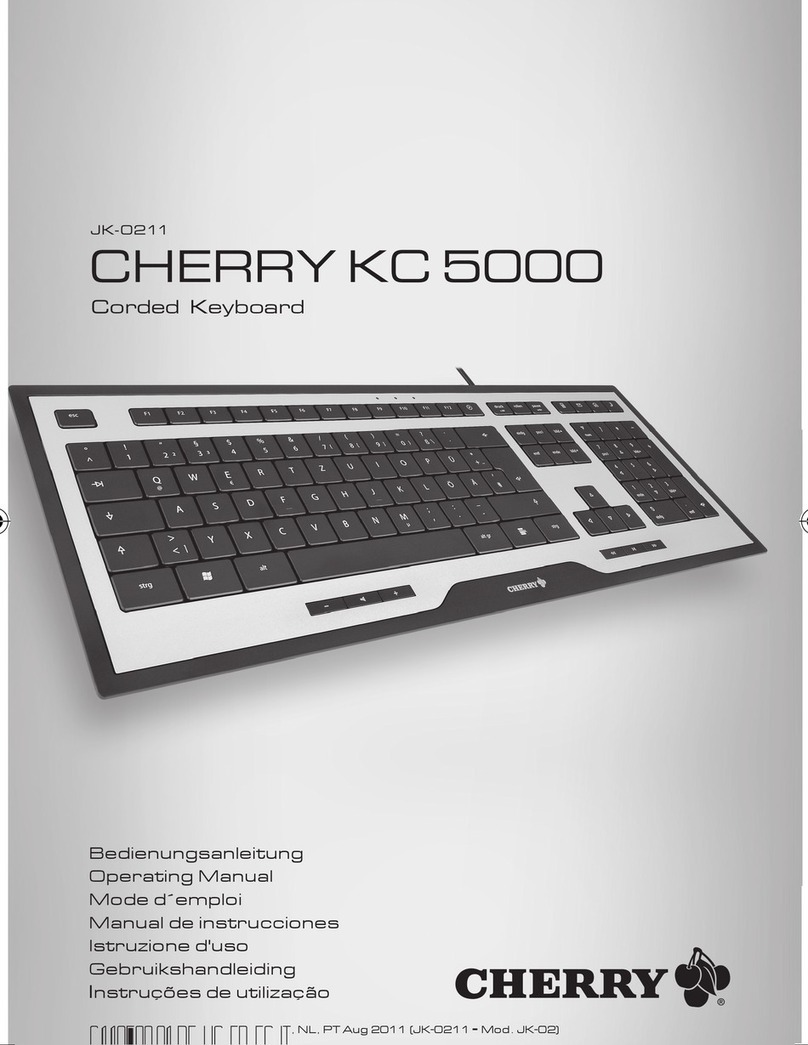 Cherry KC 5000 User manual Cherry KC 5000 User manual