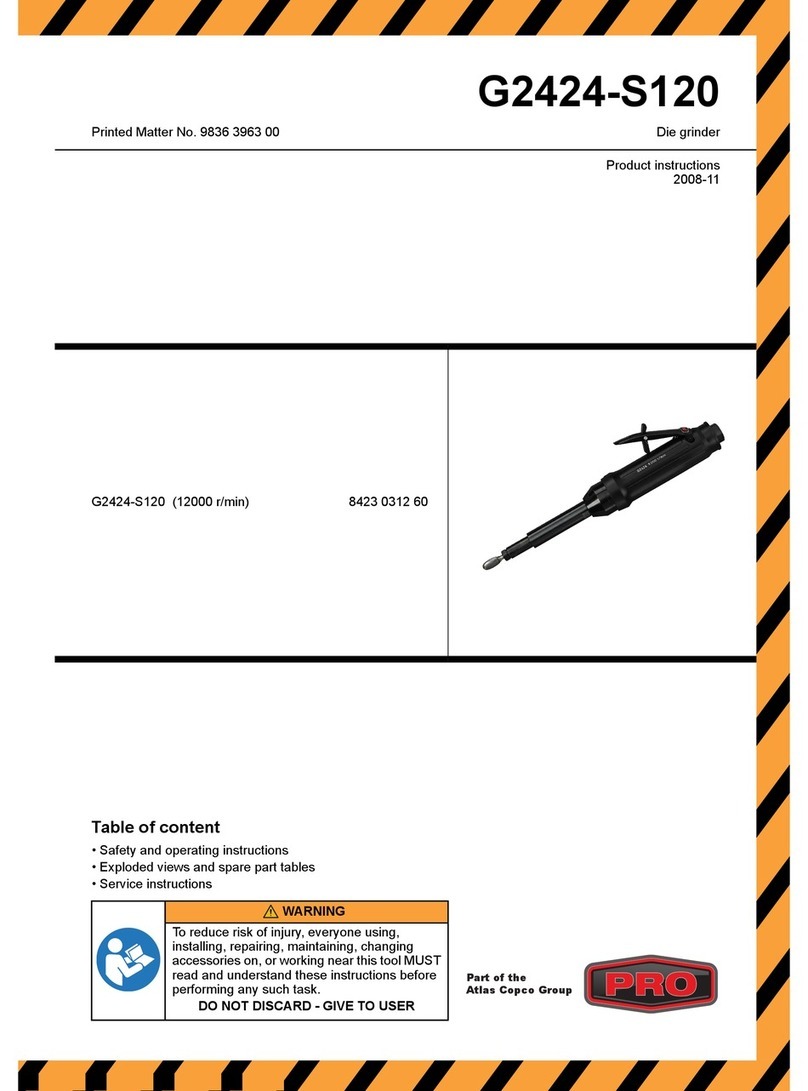 Pro G2424-S120 Product instructions