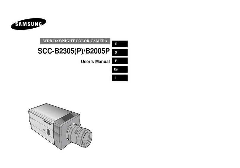 Samsung SCC-B2305P User manual